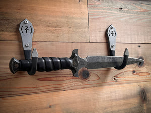 Heavy Duty Wall Hooks x2